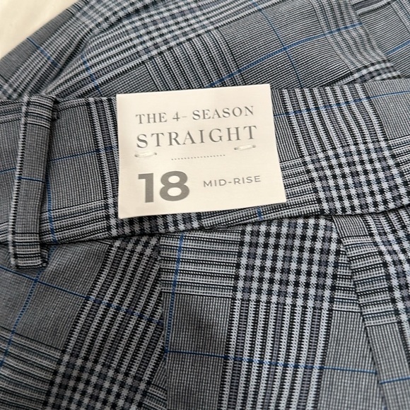 Blue plaid pants.  Brand new. - Picture 3 of 4